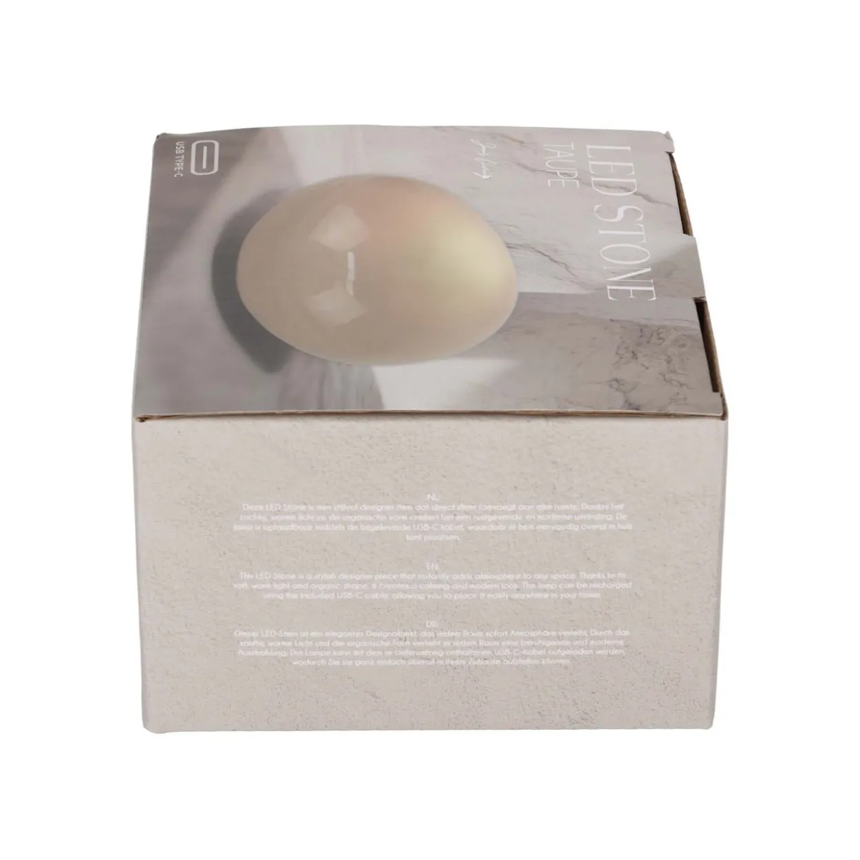 LED-Lampe Smarter LED-Stein Sand Echtglas