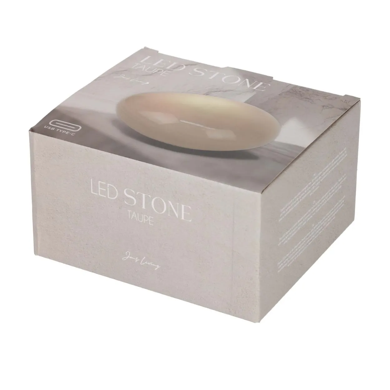 LED-Lampe Smarter LED-Stein Sand Echtglas