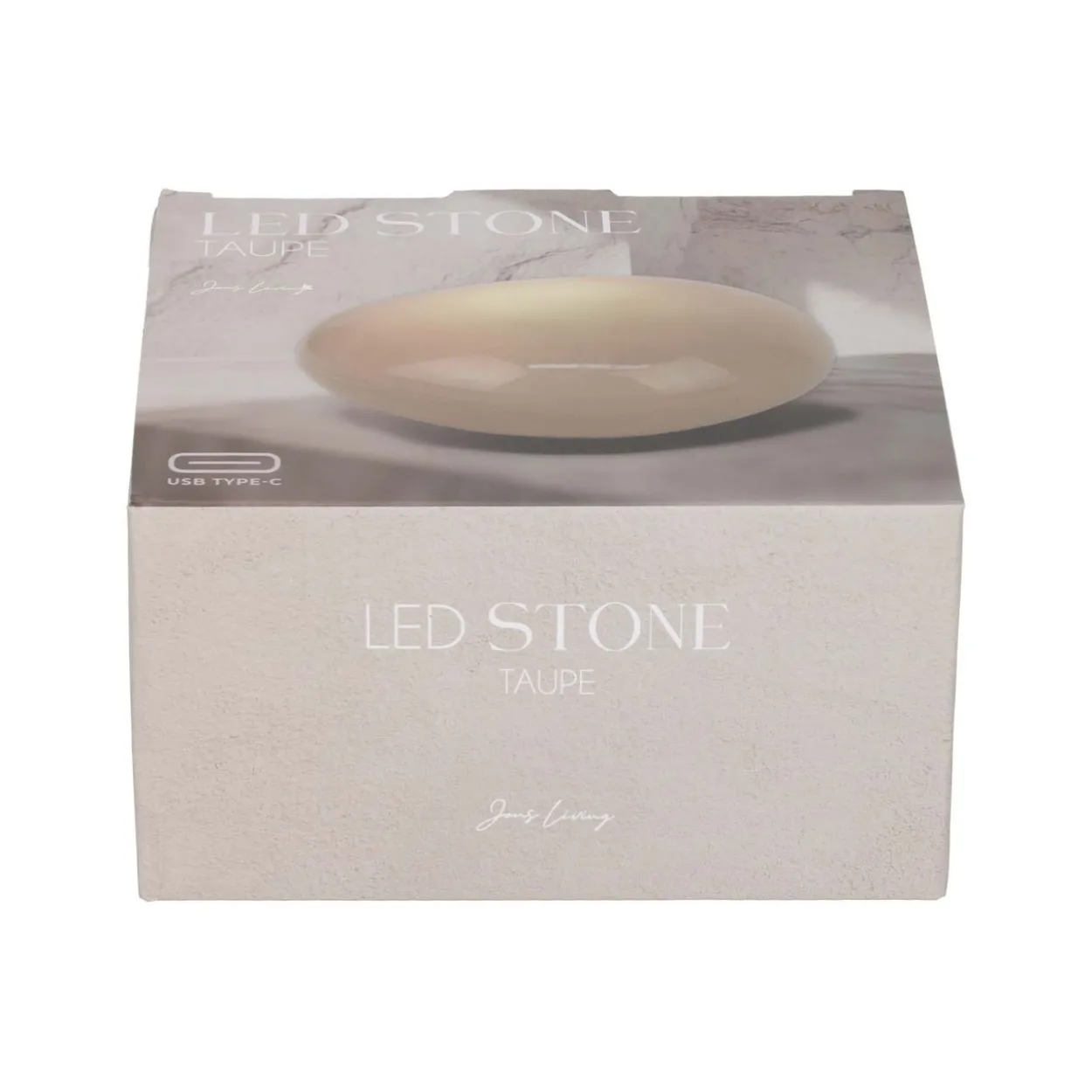 LED-Lampe Smarter LED-Stein Sand Echtglas