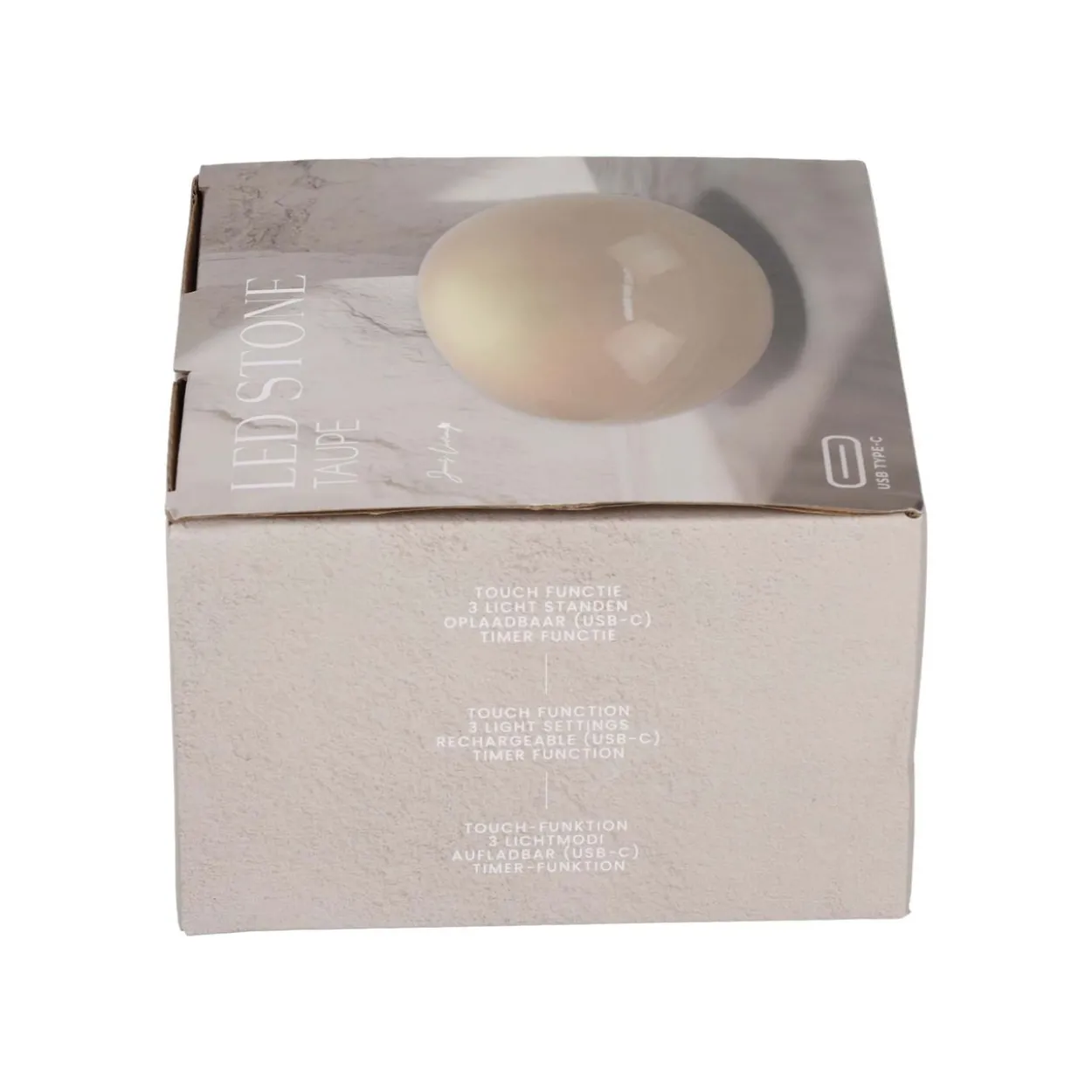 LED-Lampe Smarter LED-Stein Sand Echtglas