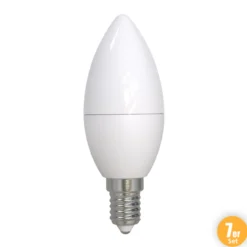 LED-Leuchtmittel, Kerze E14 - 7er-Set
