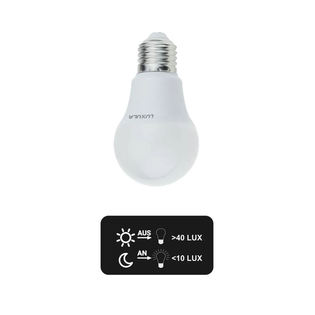 LED Leuchtmittel mit Dämmerungs-Sensor, E27