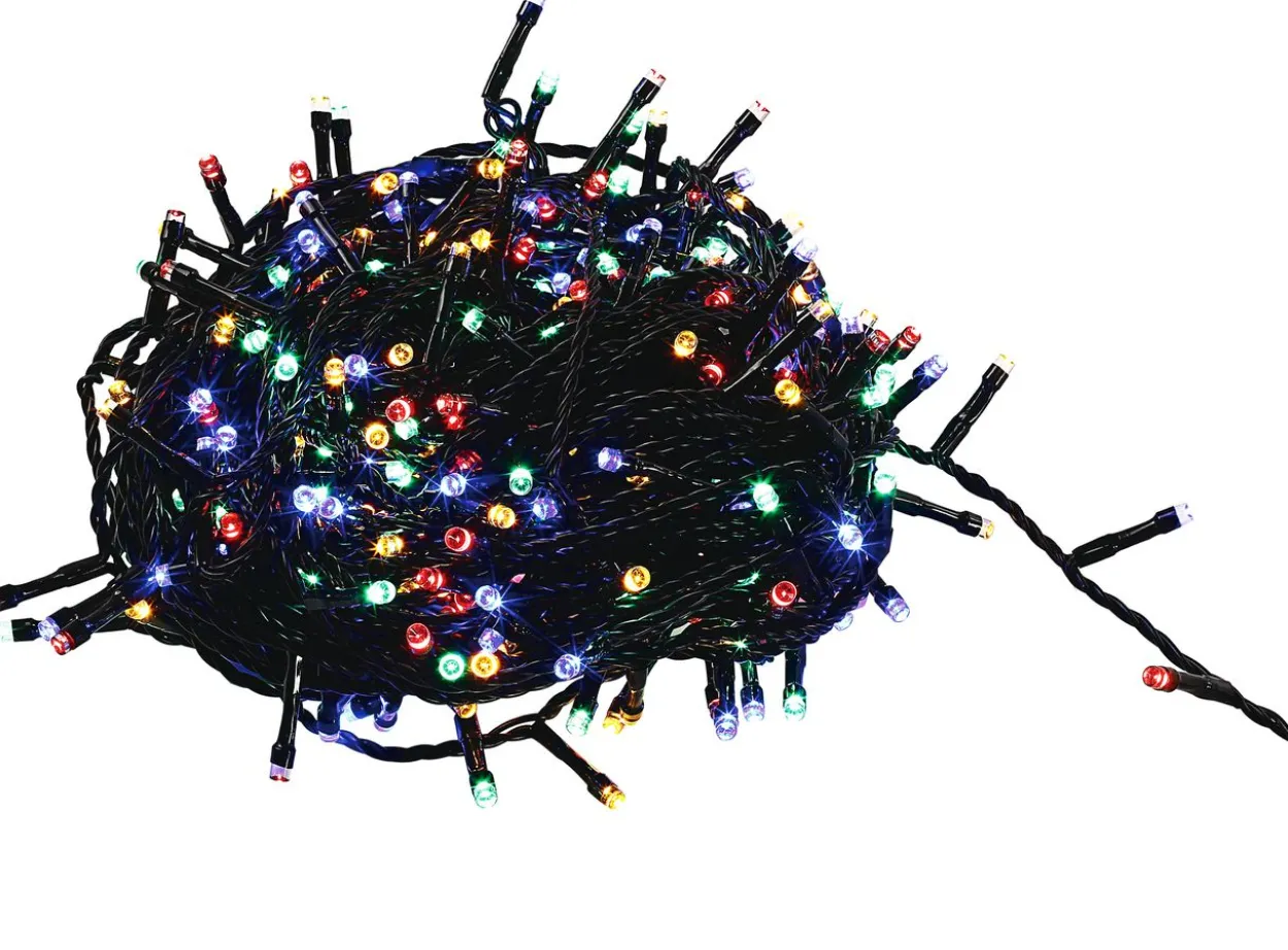 LED Lichterkette 600 bunt