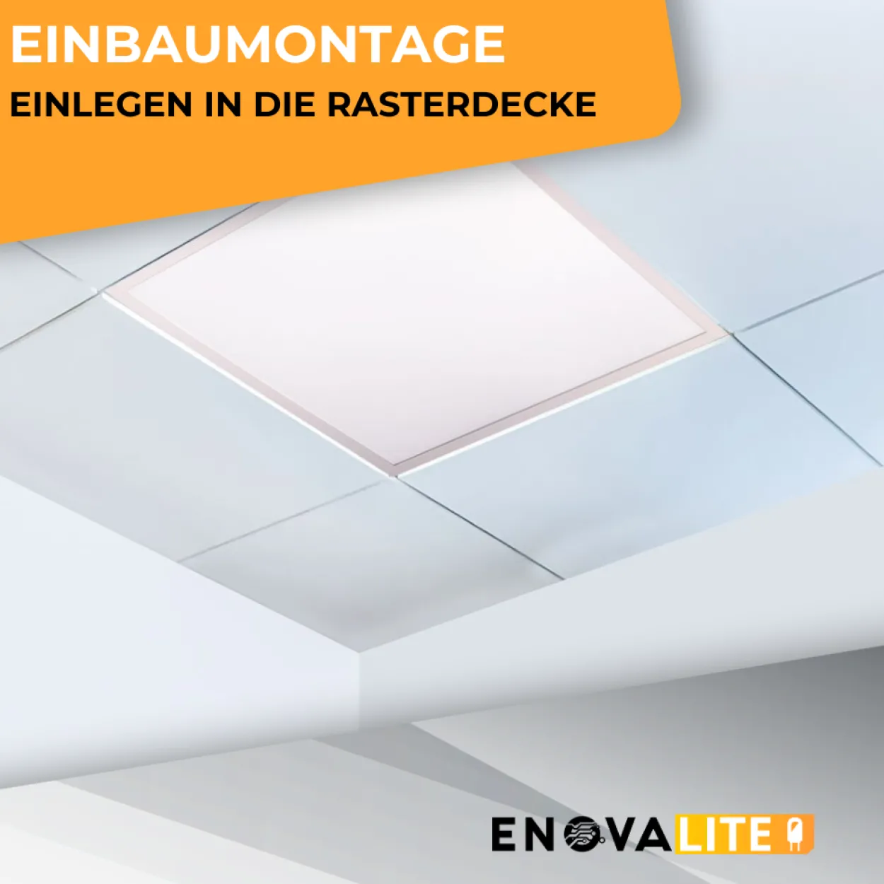 LED Panel, 62x62 cm, 36 W, 3600 lm, 3000 K Philips Driver
