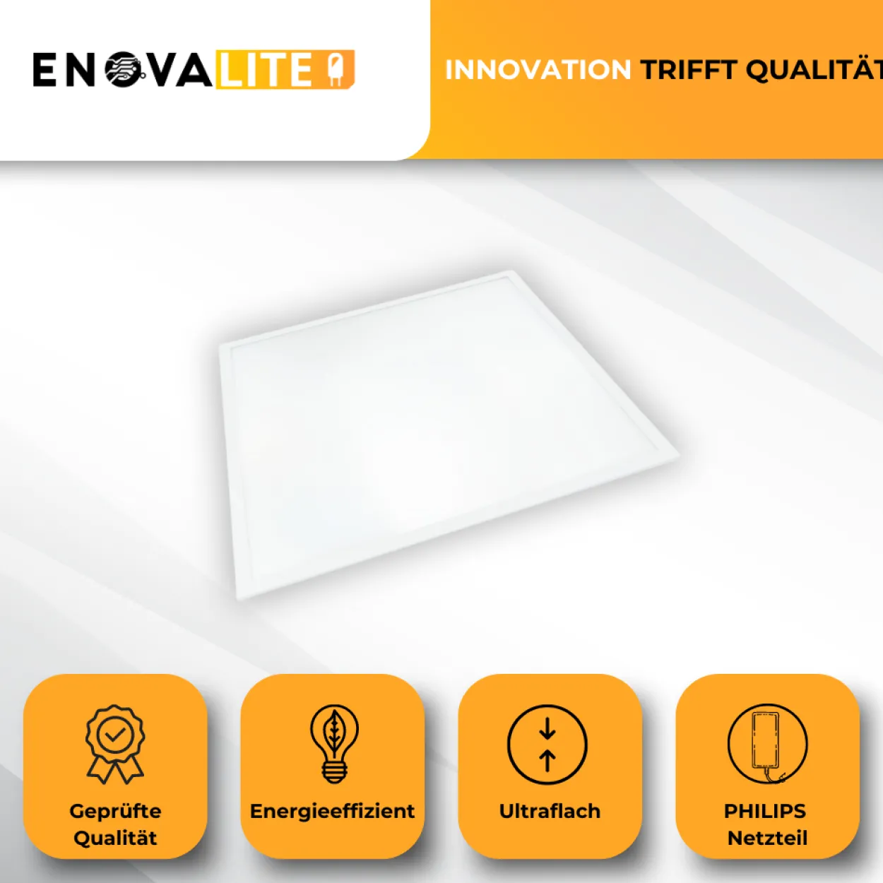 LED Panel, 62x62 cm, 36 W, 3600 lm, 3000 K Philips Driver