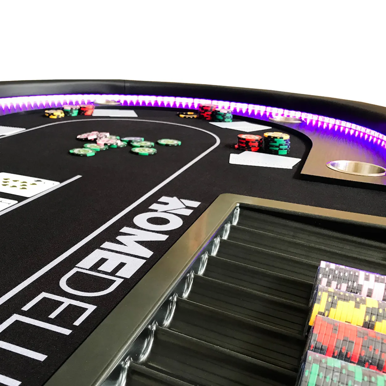 LED Pokertisch FULL HOUSE