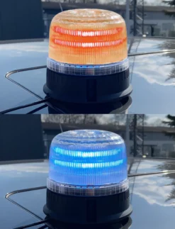 LED Rundumkennleuchte 12/24V Dual Color orange/blau