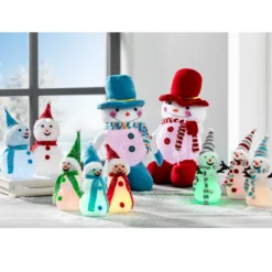 LED-Schneeballfiguren - 2er-Pack