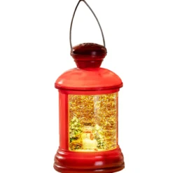 LED-Schneelaterne LEVI - Schneemann