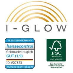 LED-Schwibbogen aus Holz - Wald mit Futterkrippe