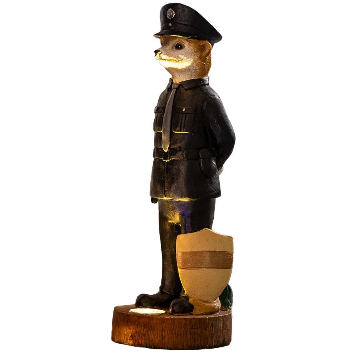 LED-Solar-Erdmännchen, Polizist