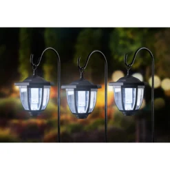 LED Solar Laterne - 3er-Set
