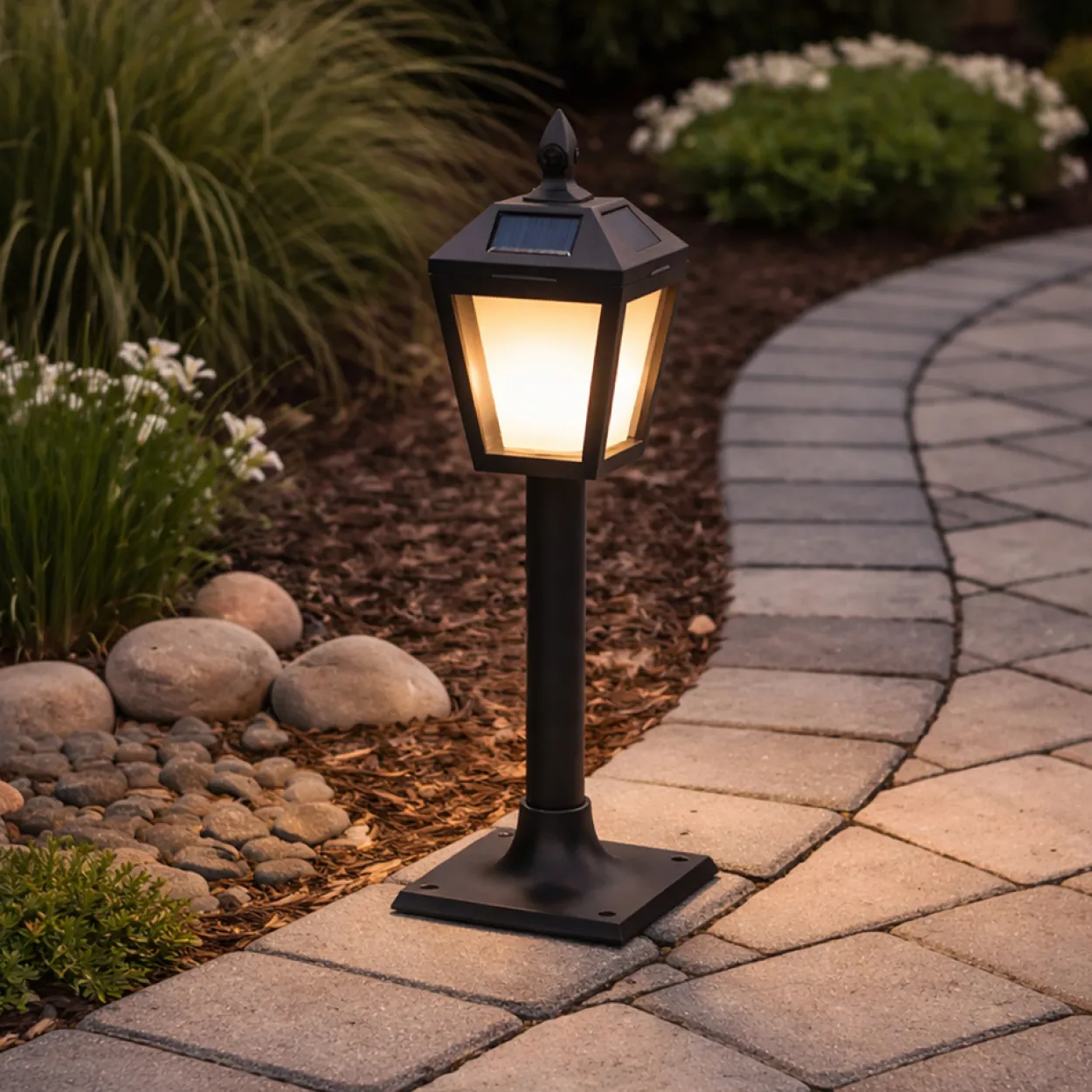 LED-Solar-Laterne Modern 4 in 1