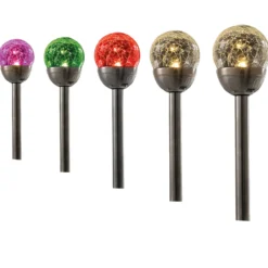 LED-Solar-Leuchten 5er-Set