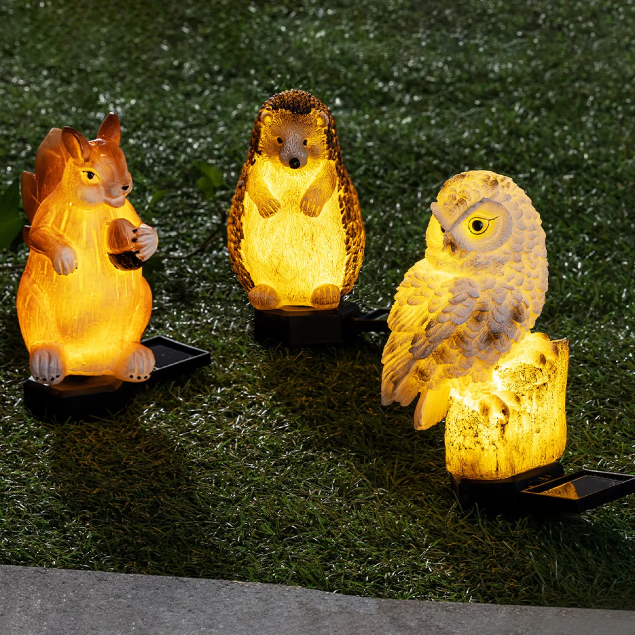 LED-Solar-Tier Igel