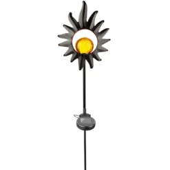 LED-Solar-Vintage Leuchte - Blume