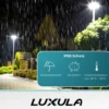 LED Straßenleuchte, 150 W, 3000 K (warmweiß), 15000 lm, grau, IP65, Wand- und Mastmontage