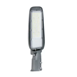 LED Straßenleuchte, 30 W, 3000 K (warmweiß), 3000 lm, grau, IP65, Wand- und Mastmontage