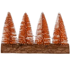 LED-Tannenbaum 3er/4er - herbstliches Orange