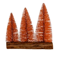 LED-Tannenbaum 3er/4er - herbstliches Orange