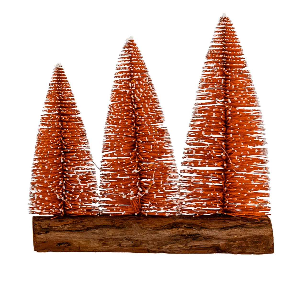 LED-Tannenbaum 3er/4er - herbstliches Orange