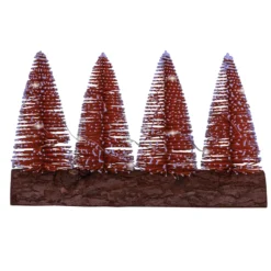 LED-Tannenbaum 3er/4er - herbstliches Orange