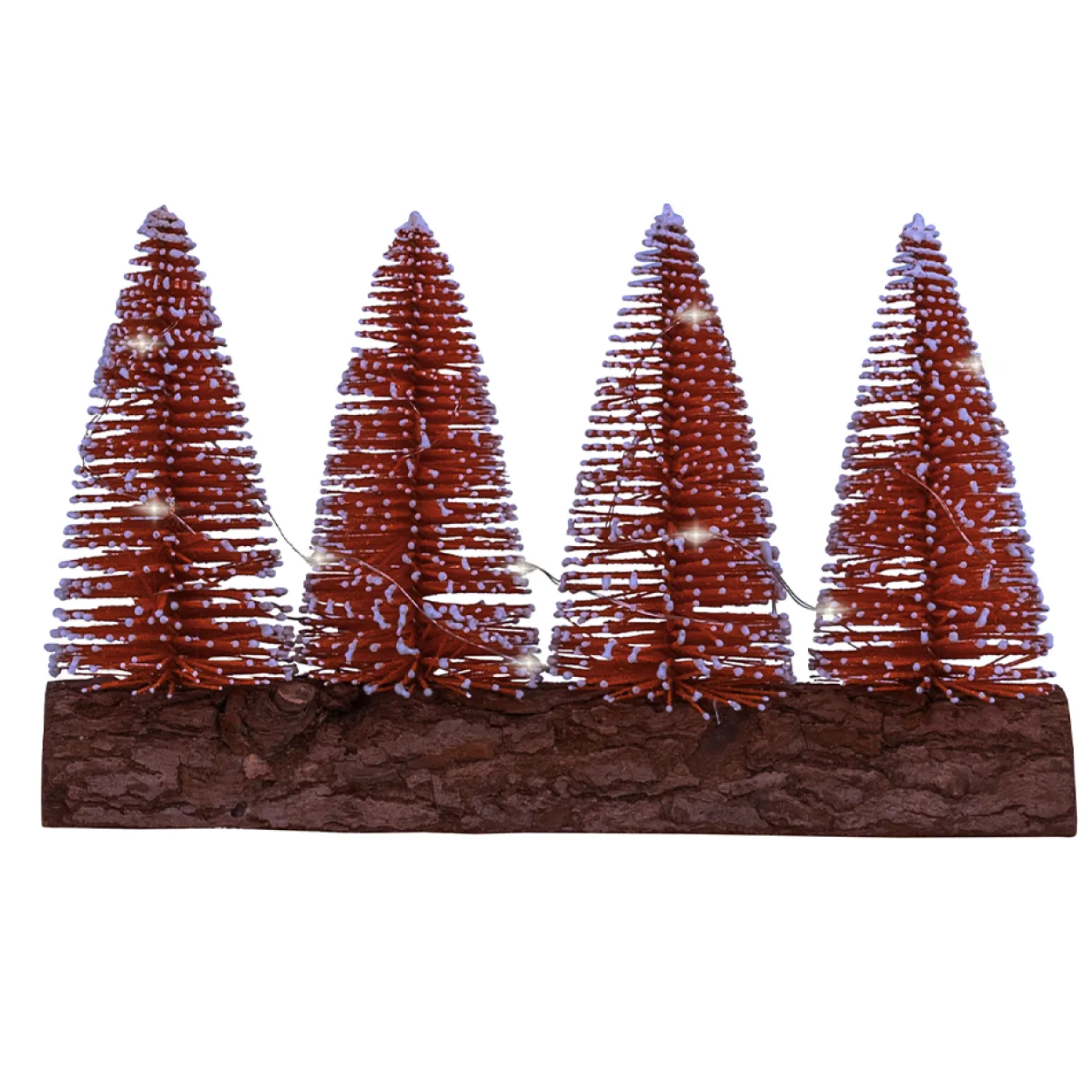 LED-Tannenbaum 3er/4er - herbstliches Orange