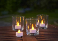 LED Teelichter, 10er - Warmweiß