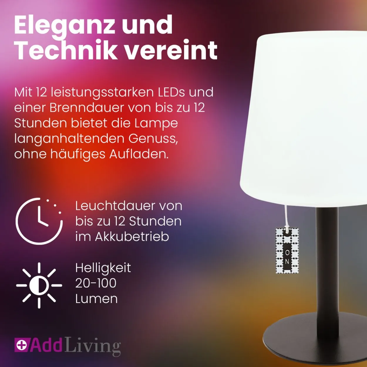 LED Tischlampe AddLiving Table Light