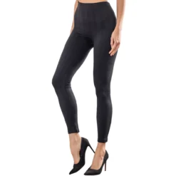 Leggings mit Zopfmuster