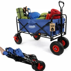 Lemodo Bollerwagen faltbar, blau