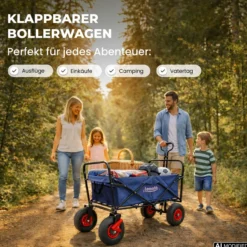 Lemodo Bollerwagen faltbar, blau