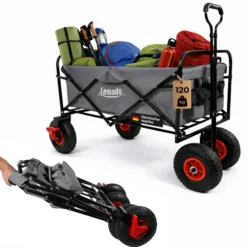 Lemodo Bollerwagen faltbar, grau