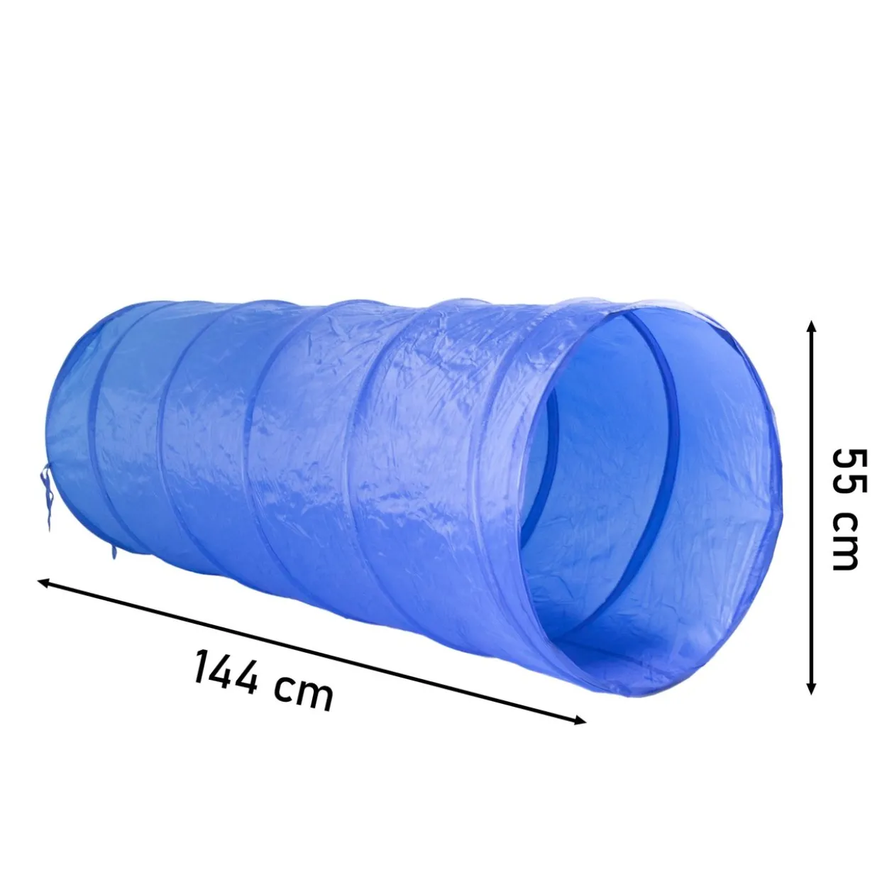 Lemodo Tunnel für Hundetraining, L Ø 55 cm