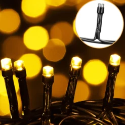 Lichterkette 400 LED 40m warm weiß