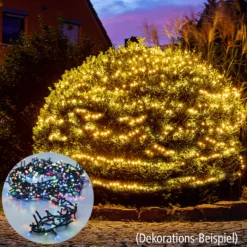 Lichterkette 20 m mit 1000 LEDs, Bunt