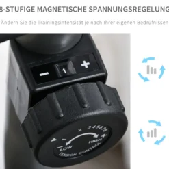 Liegeergometer mit LCD-Anzeige 8 stufig Magnetwiderstand bis 110 kg