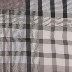 Liegenauflage Karo braun-beige