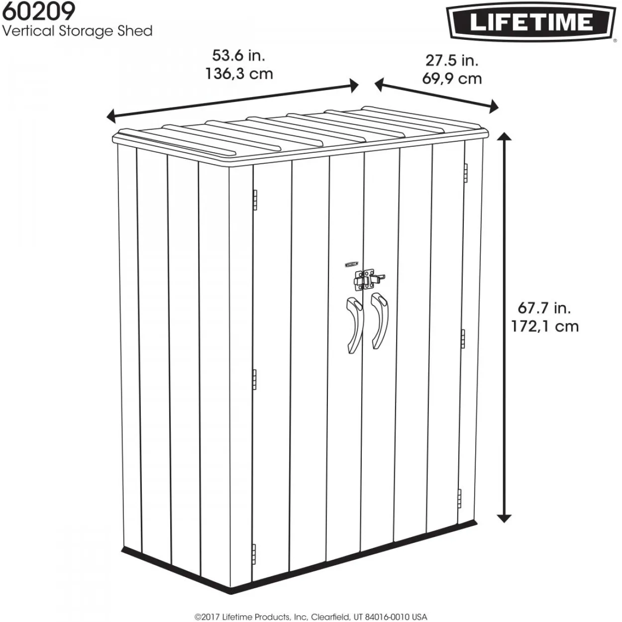 Lifetime Geräte- & Aufbewahrungsschrank