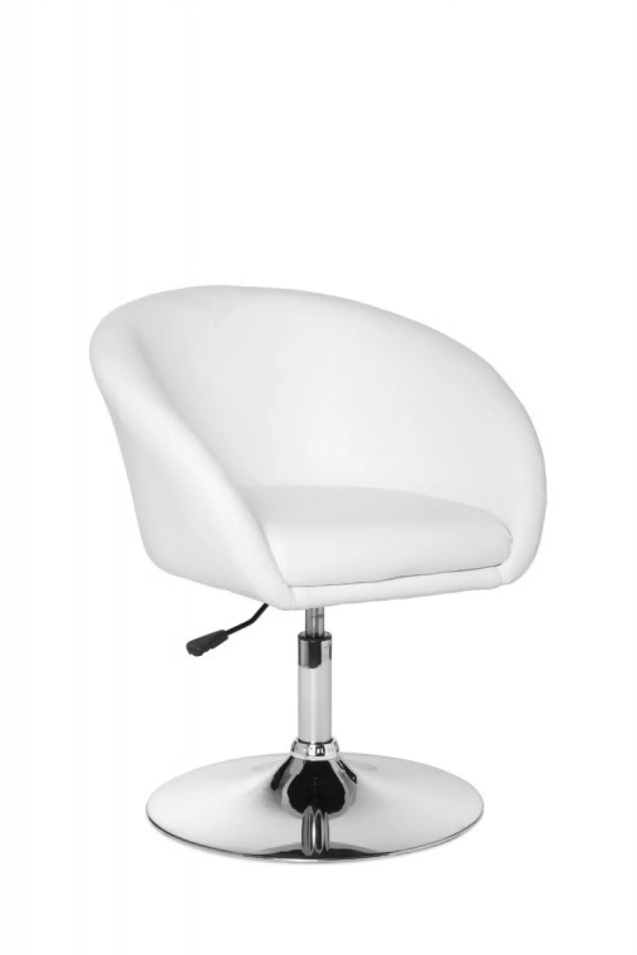Lift Design Drehsessel Sessel Leder Optik Weiß