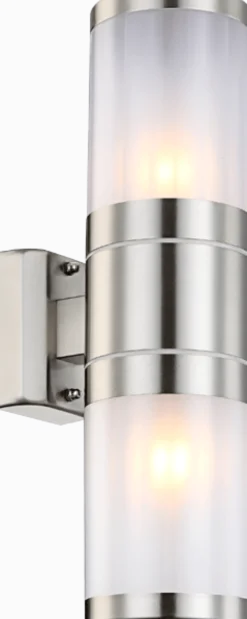 Lighting - XELOO - Außenleuchte Edelstahl, 2x E27