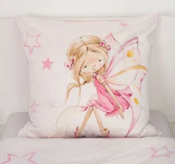 Little Fairy Bettwäsche Größe 80x80 + 135x200 cm