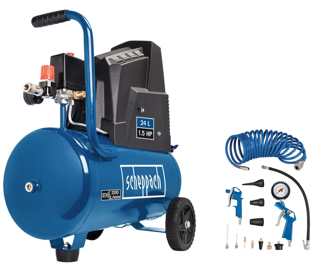 24 L Kompressor HC30o inklusive 13-teiligem Zubehör-Set