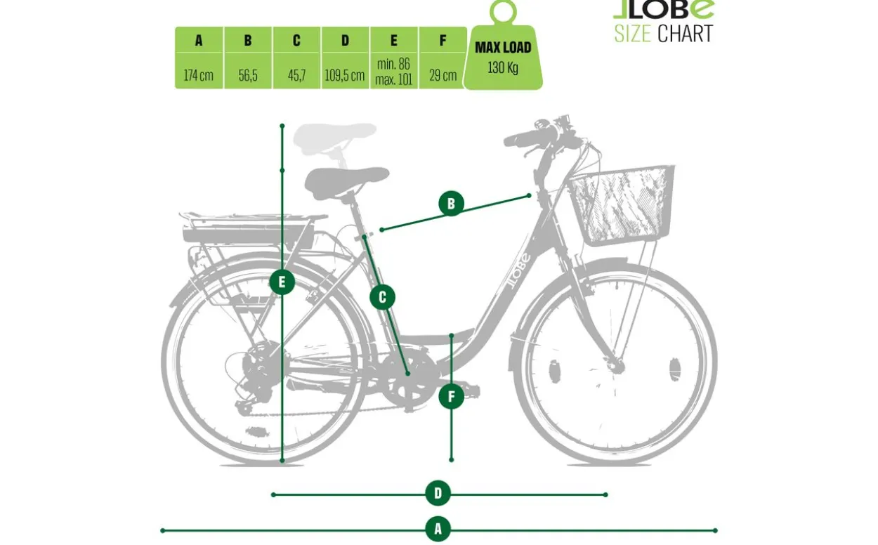 LLobe 26" City E-Bike Mando beige