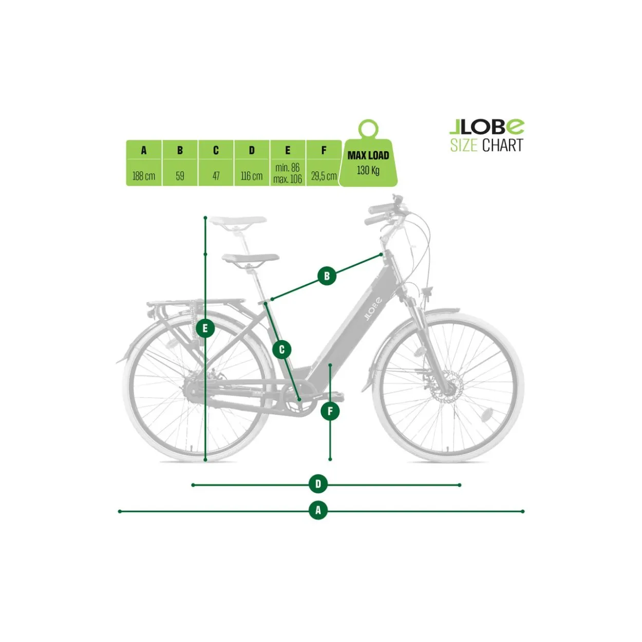 LLobe 28" City E-Bike Millenium 7G