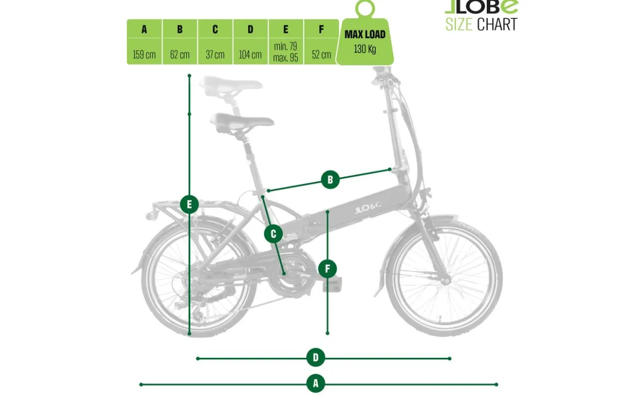 LLobe 20" Falt E-Bike Plexa