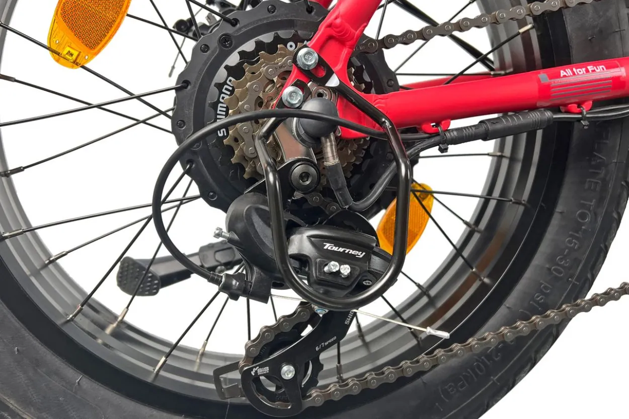 LLobe 20" Falt Fat E-Bike Terrain rot