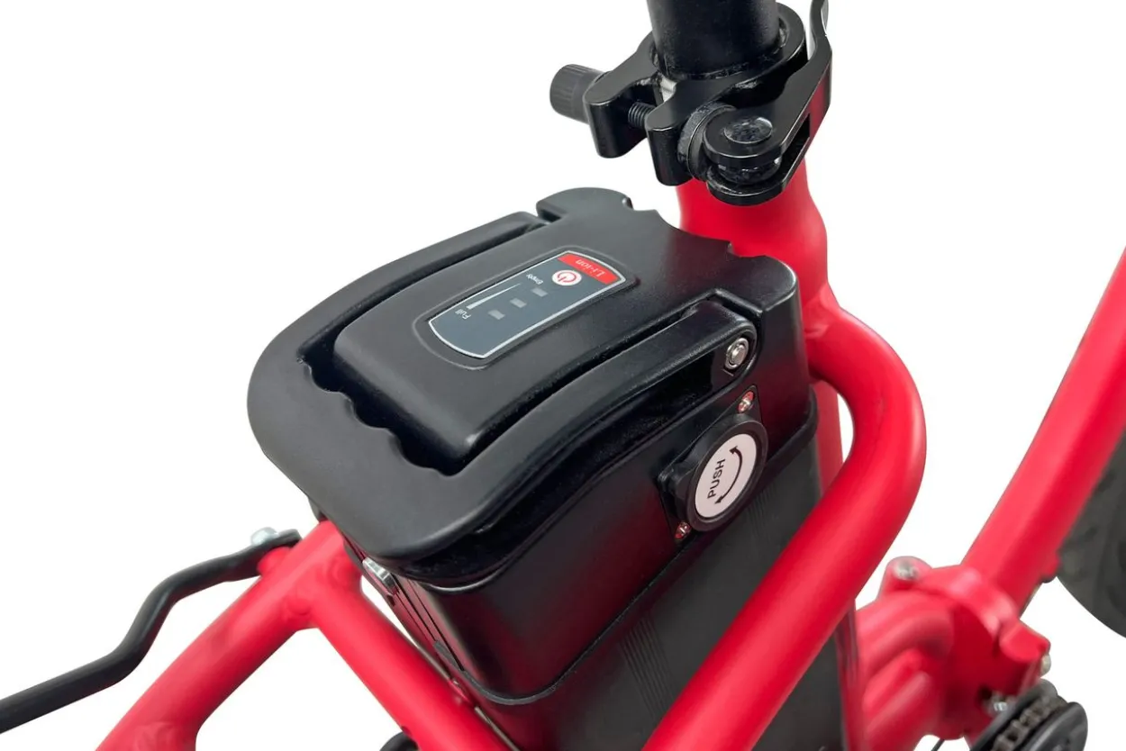 LLobe 20" Falt Fat E-Bike Terrain rot