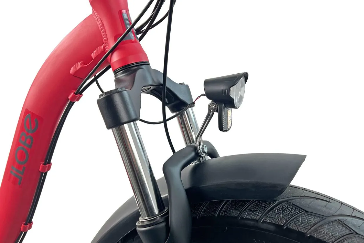 LLobe 20" Falt Fat E-Bike Terrain rot