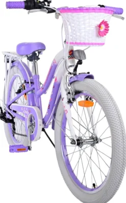 Lovely Kinderfahrrad - Mädchen - 20 Zoll - Lila - 6 Gänge